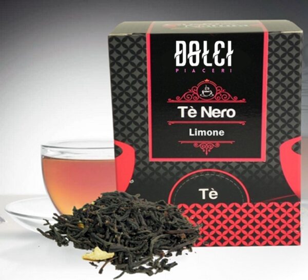 Tè Nero al Limone in filtri piramidali