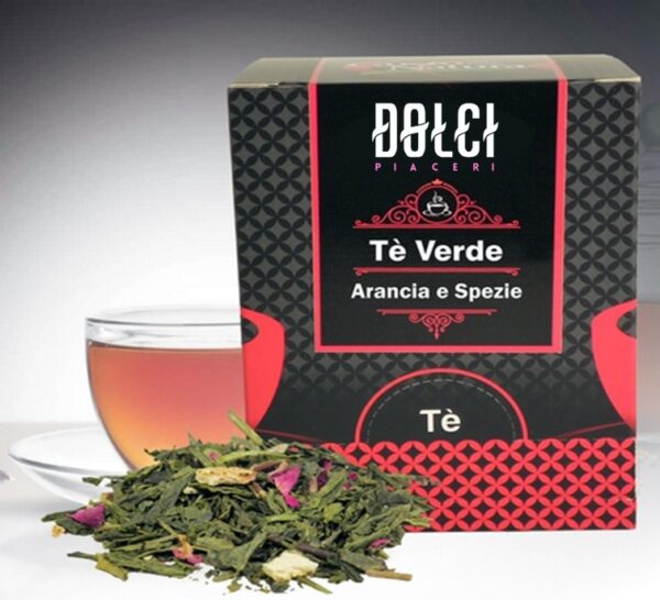 Tè Verde Arancia e Spezie filtri piramidali
